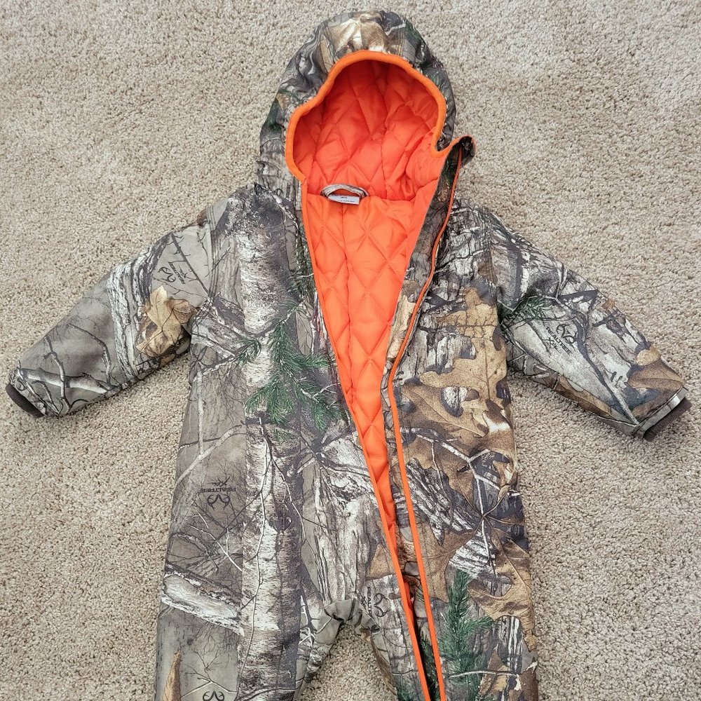18 month carhartt one piece winter suite coat